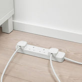 IKEA KOPPLA 4-way Socket, Earthed-White -1PC